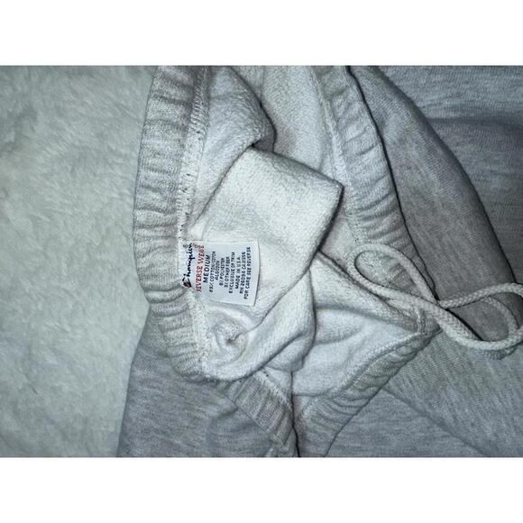 Champion Reverse Weave Gray Sweatpants Medium - Picture 3 of 4